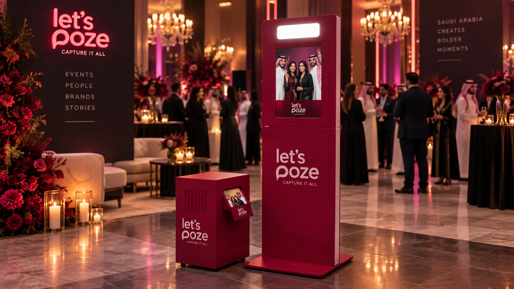 LetsPoze wireless photo booth experience